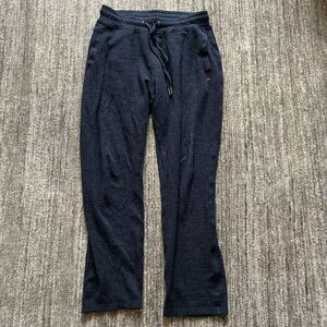Isaia Wool Drawstring Track Pants, Size M